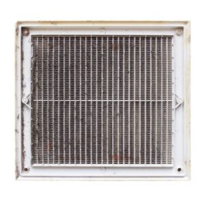 white, but dirty air filtration vent